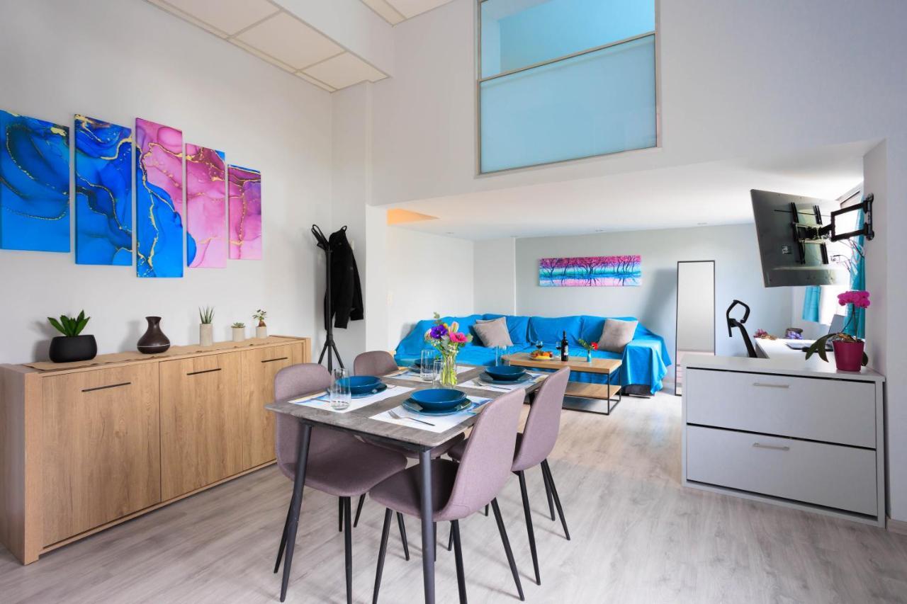 Electra Modern Apartment With Cozy Garden Iraklio Eksteriør billede