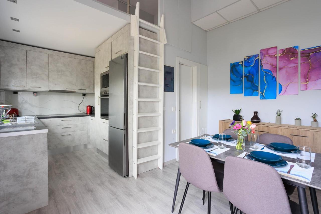 Electra Modern Apartment With Cozy Garden Iraklio Eksteriør billede