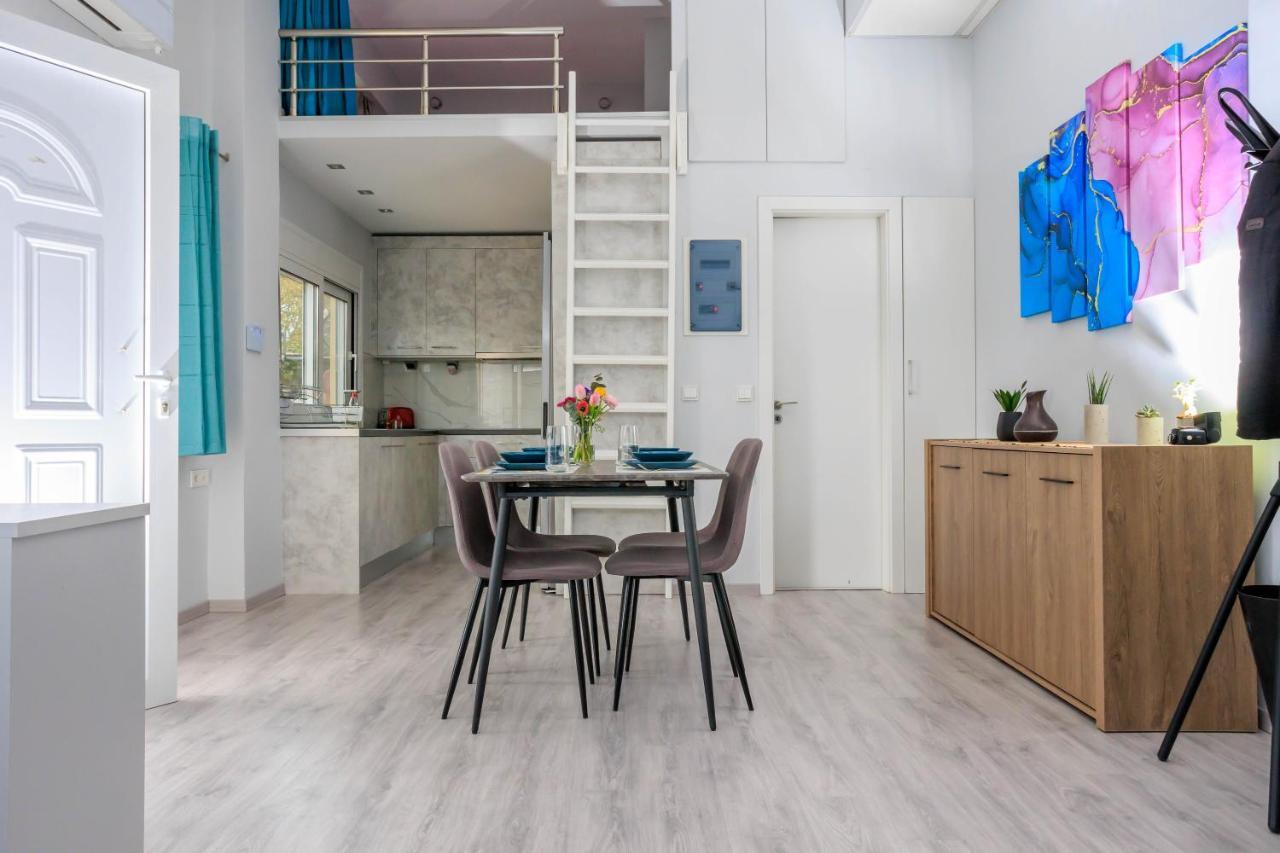 Electra Modern Apartment With Cozy Garden Iraklio Eksteriør billede